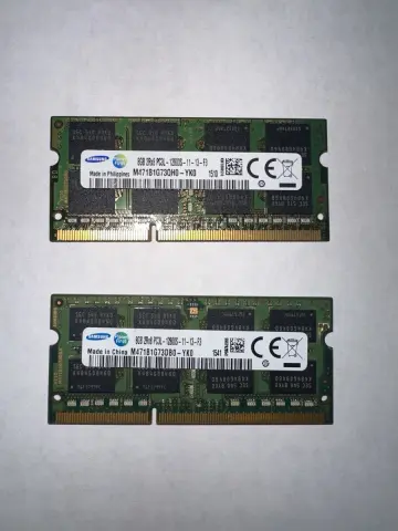 8GB Kit 2x 8GB 2RX8 DDR3